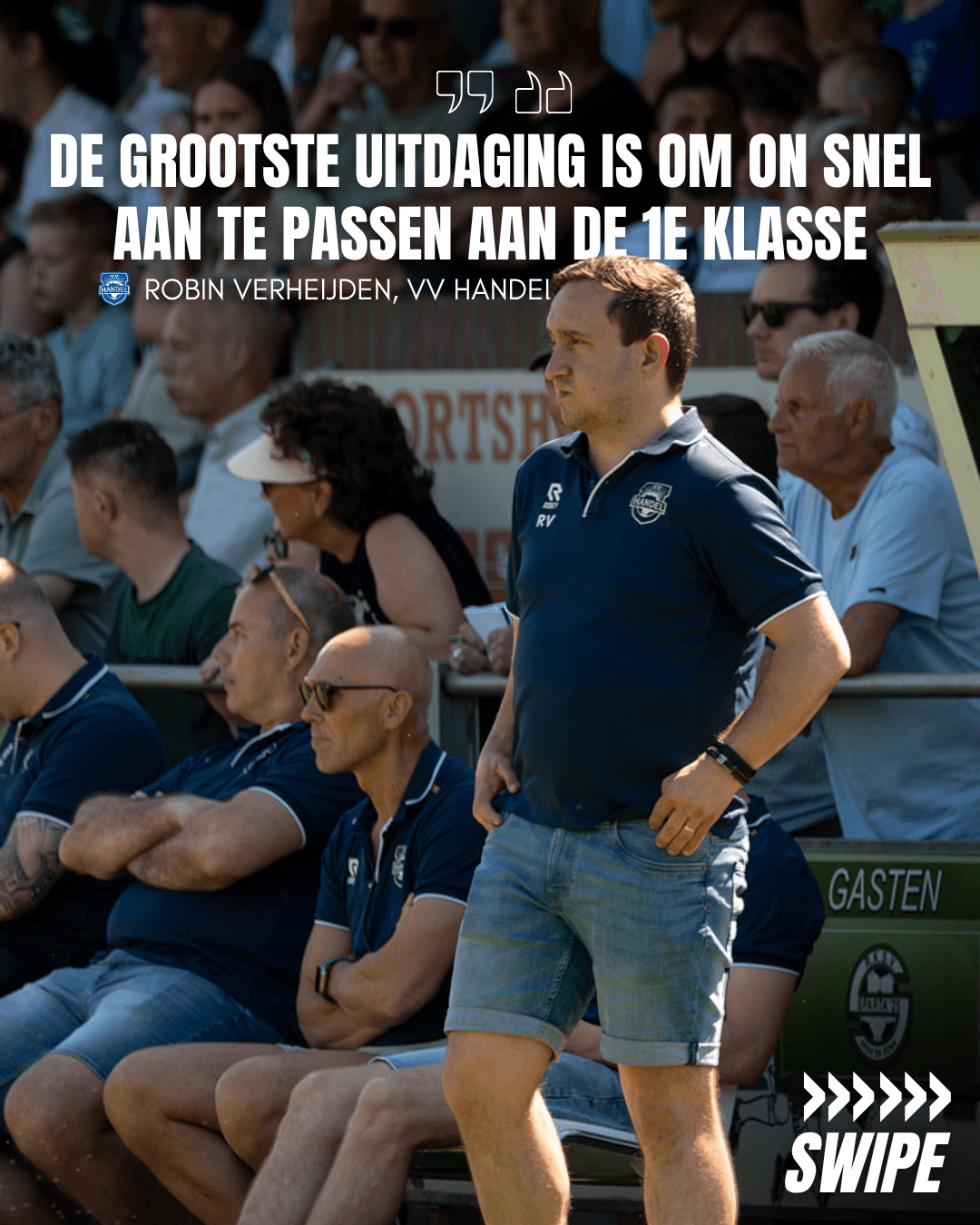 Robin Verheijden kijkt vooruit op eerste seizoen van VV Handel in de 1e klasse