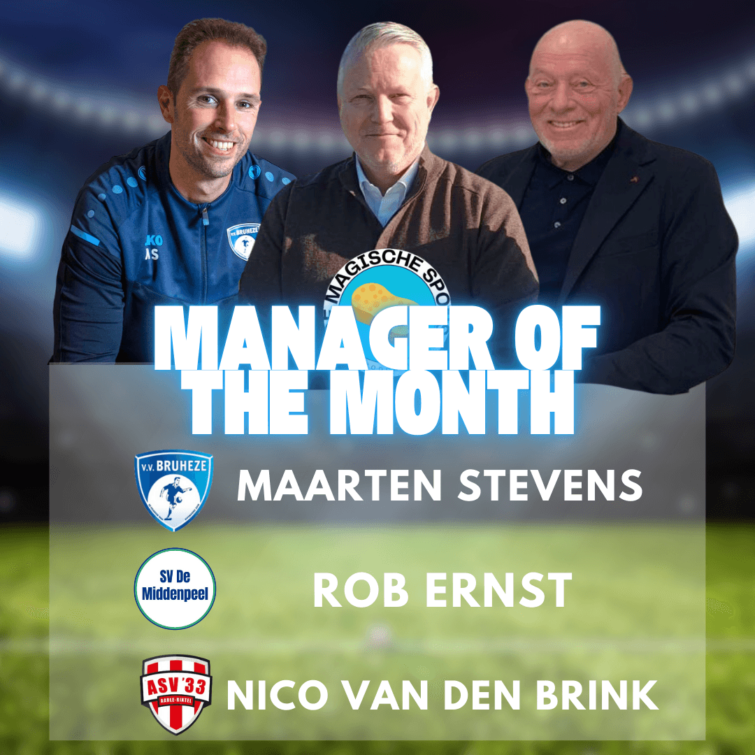 Manager of the Month! - Maart